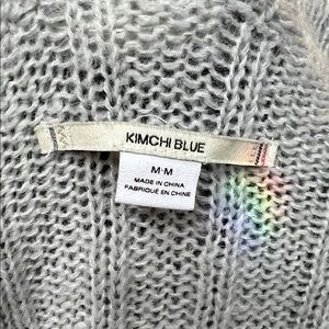 Kimchi Blue Soft Knit Sweater in Light Gray